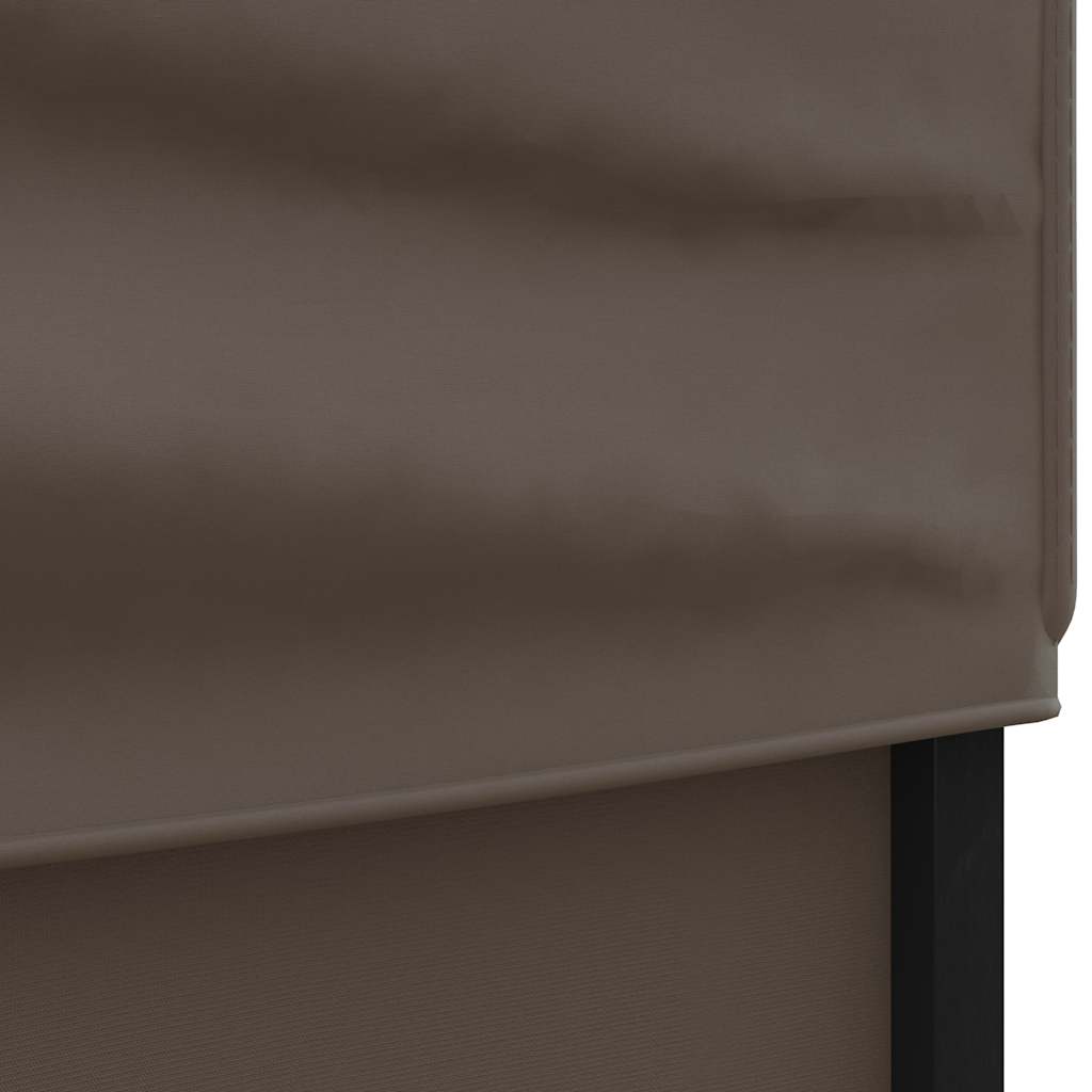 Skládací party stan s bočními stěnami taupe 3 x 6 m