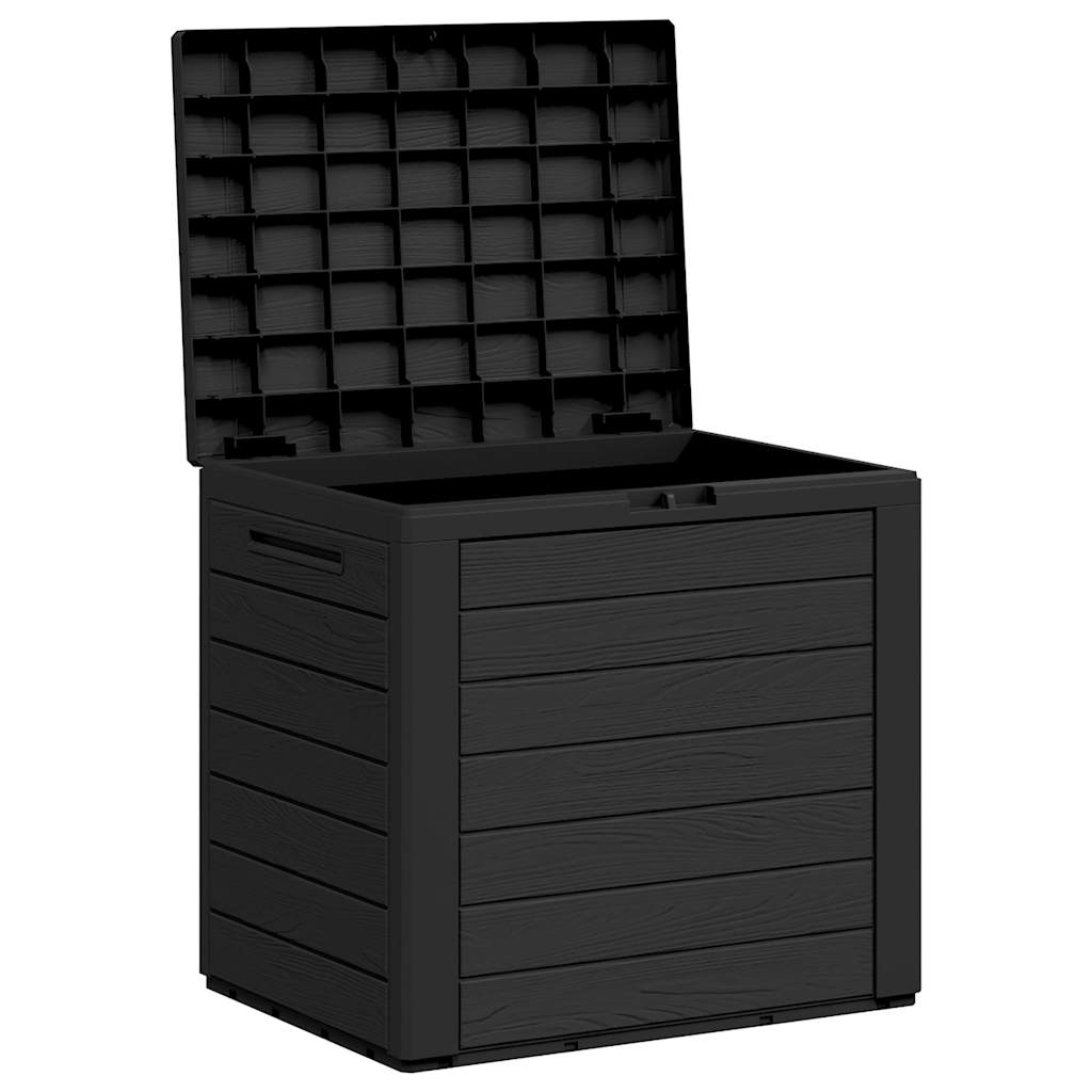 Zahradní úložný box antracitový 58,5 x 46 x 55 cm polypropylen