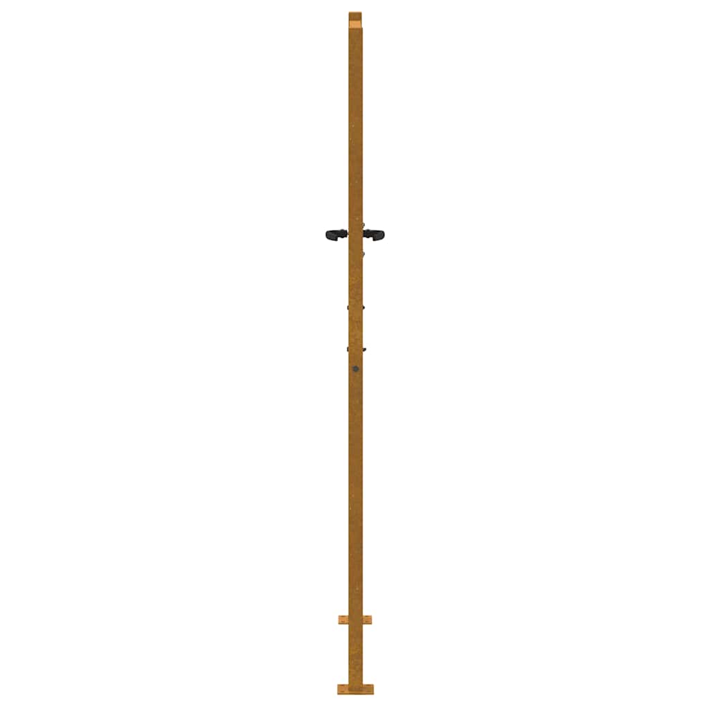 Zahradní branka 105 x 205 cm cortenová ocel design stromu