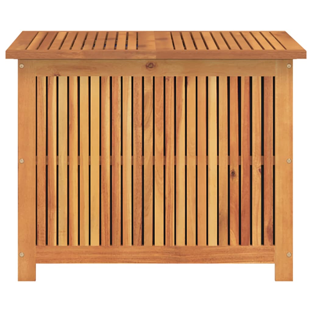 Zahradní úložný box 75 x 75 x 58 cm masivní akáciové dřevo