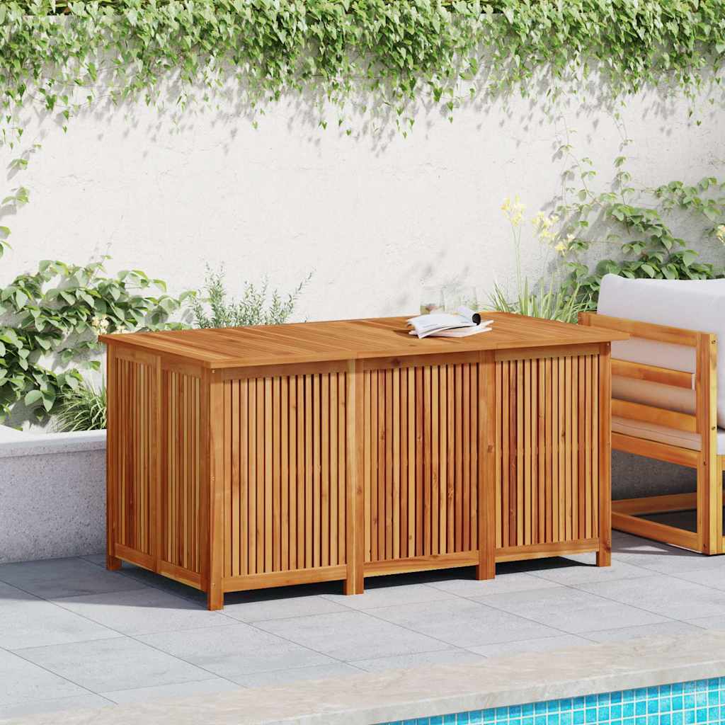 Zahradní úložný box 150 x 80 x 75 cm masivní akáciové dřevo