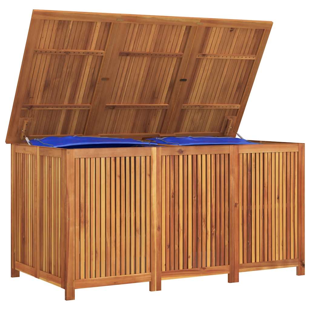 Zahradní úložný box 150 x 80 x 75 cm masivní akáciové dřevo