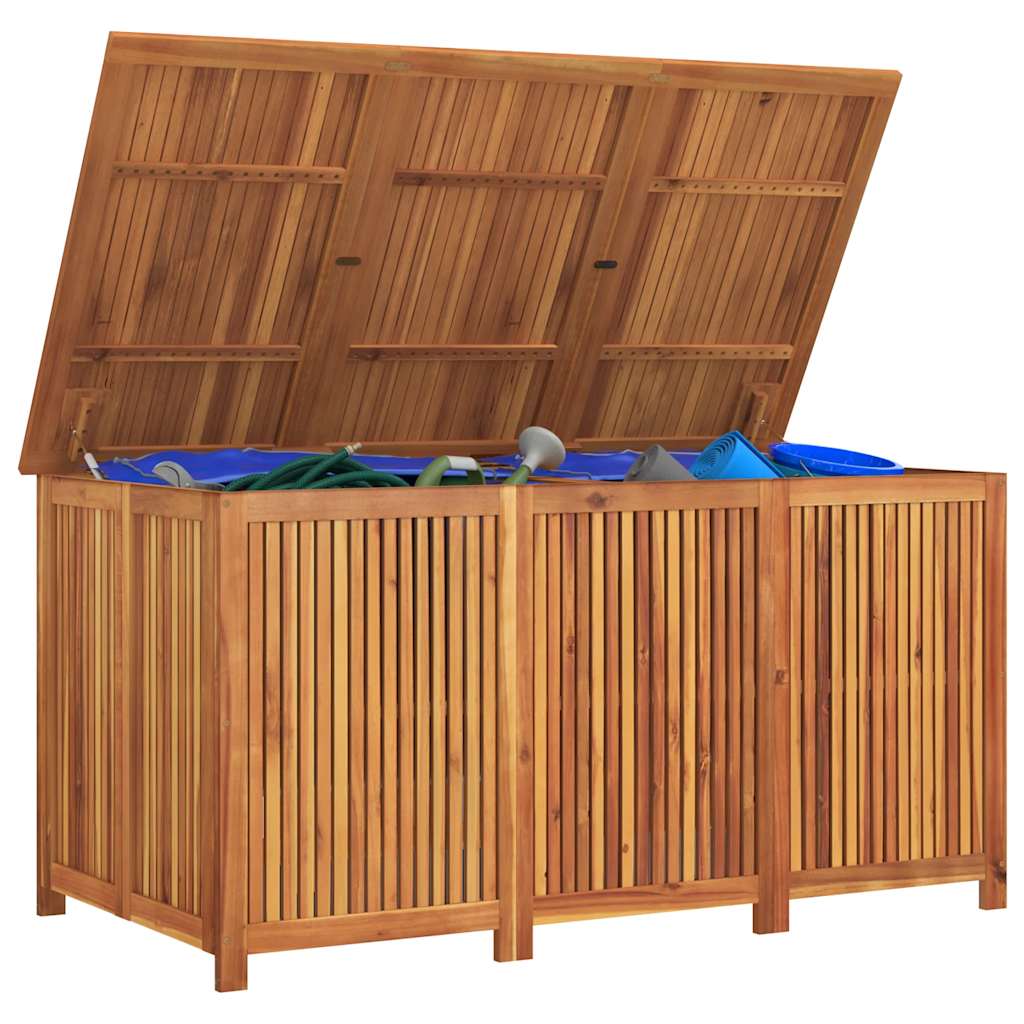 Zahradní úložný box 150 x 80 x 75 cm masivní akáciové dřevo