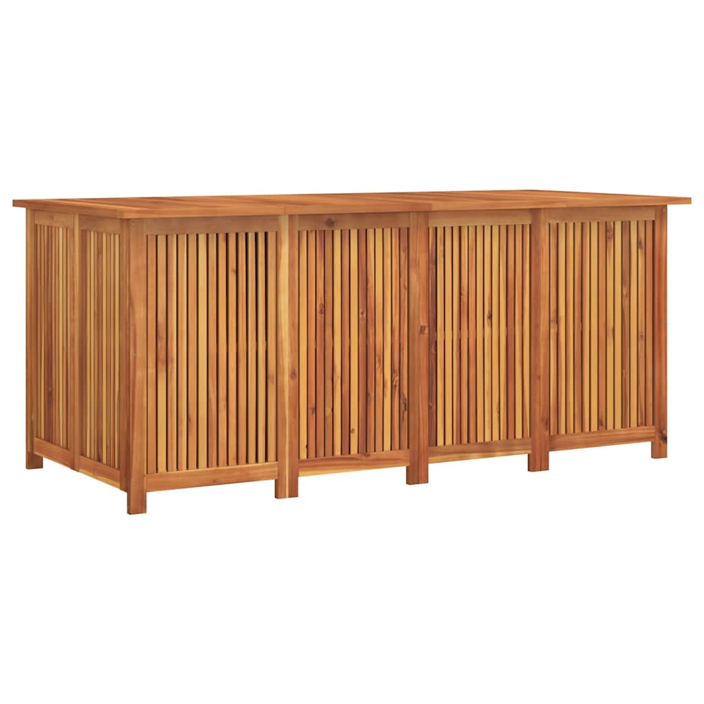 Zahradní úložný box 175 x 80 x 75 cm masivní akáciové dřevo
