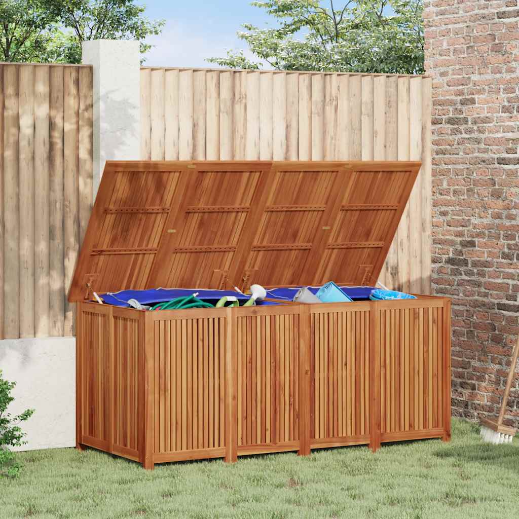 Zahradní úložný box 175 x 80 x 75 cm masivní akáciové dřevo