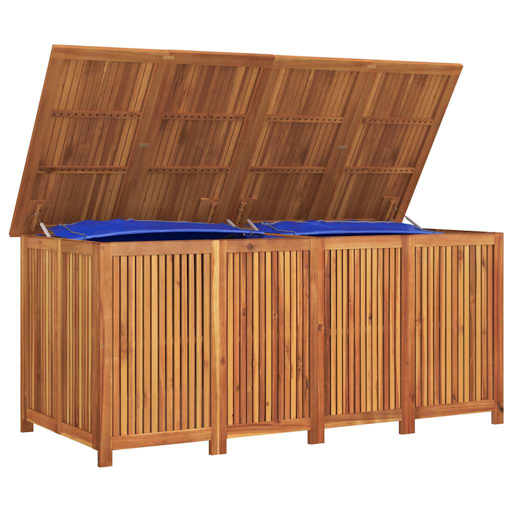Zahradní úložný box 175 x 80 x 75 cm masivní akáciové dřevo
