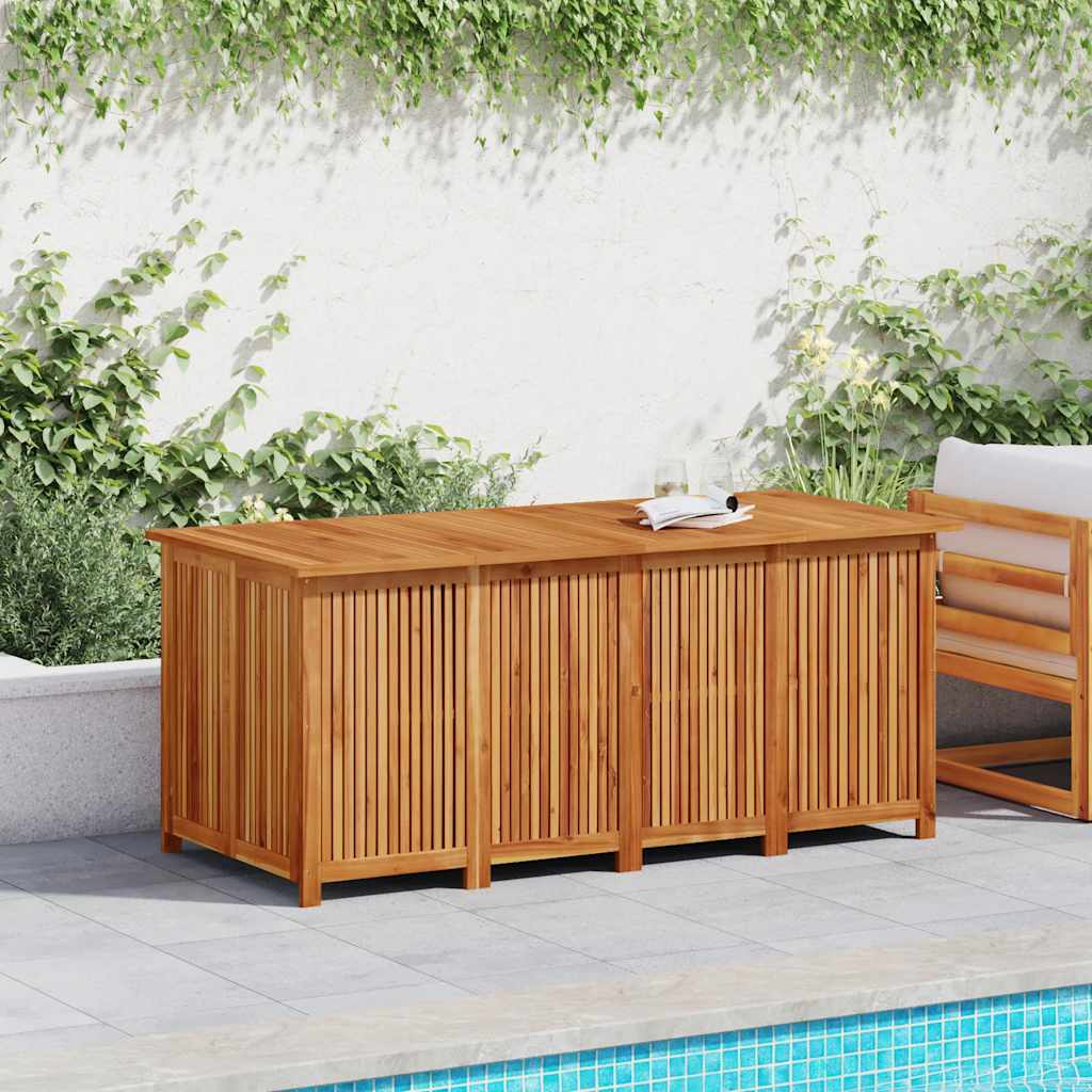 Zahradní úložný box 175 x 80 x 75 cm masivní akáciové dřevo