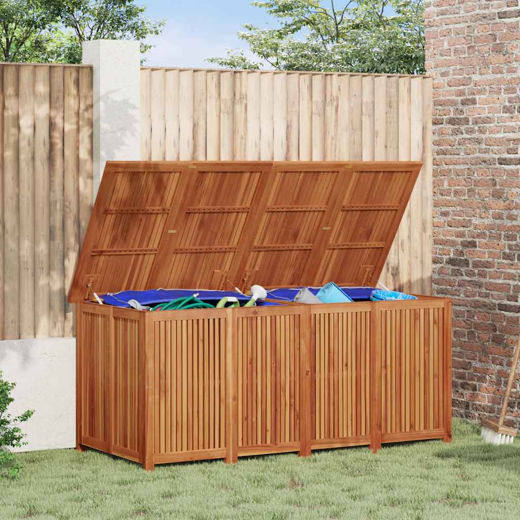 Zahradní úložný box 200 x 80 x 75 cm masivní akáciové dřevo
