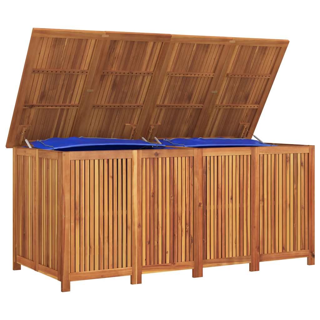 Zahradní úložný box 200 x 80 x 75 cm masivní akáciové dřevo