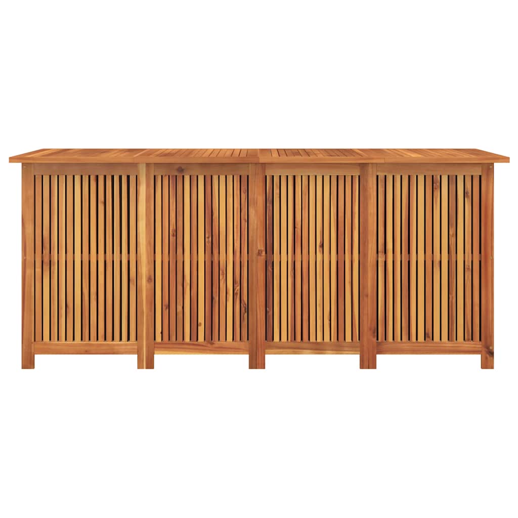 Zahradní úložný box 200 x 80 x 75 cm masivní akáciové dřevo