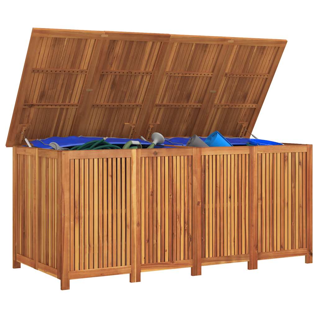 Zahradní úložný box 200 x 80 x 75 cm masivní akáciové dřevo