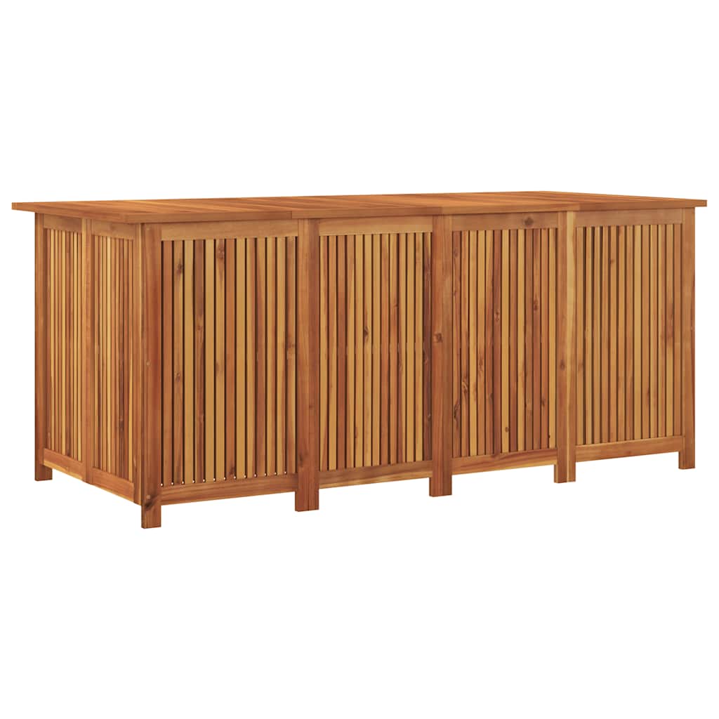 Zahradní úložný box 200 x 80 x 75 cm masivní akáciové dřevo