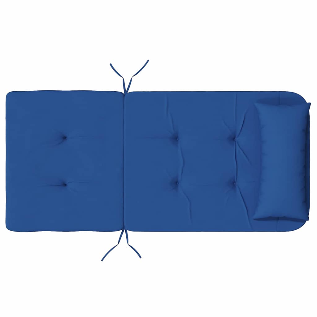 Polštář na židli 2 pcs Modrá 58 x 77 x 4.5 cm Oxfordská látka