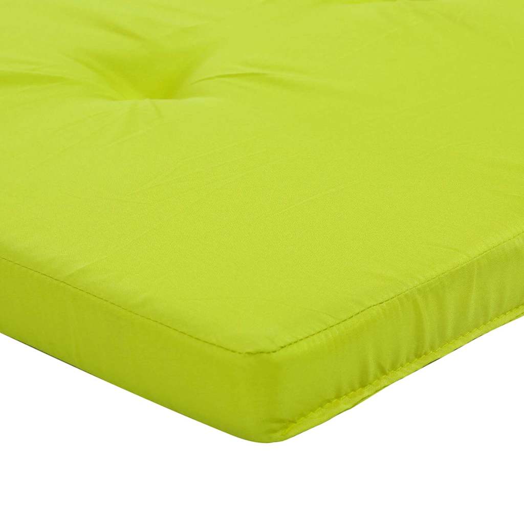 Polštář na židli 2 pcs Jasně zelená 58 x 77 x 4.5 cm