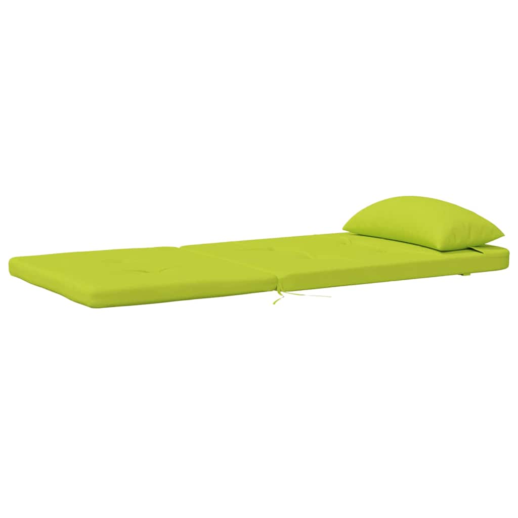 Polštář na židli 2 pcs Jasně zelená 58 x 77 x 4.5 cm