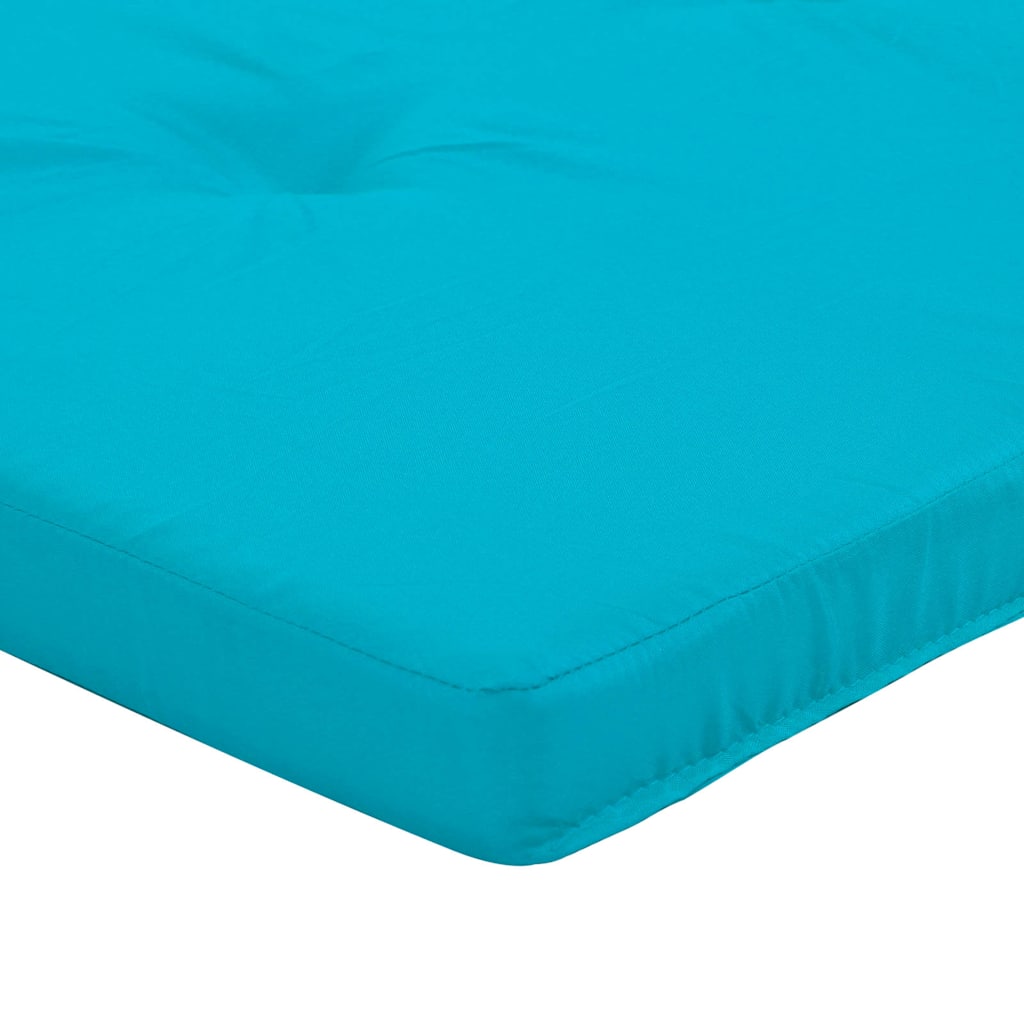 Polštář na židli s polštářem 2 pcs Tyrkysová 58 x 77 x 4.5 cm