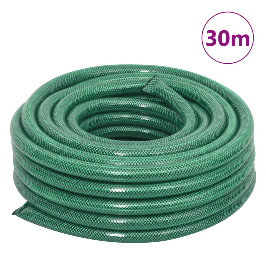Zahradní hadice se sadou koncovek zelená 0,75" 30 m PVC