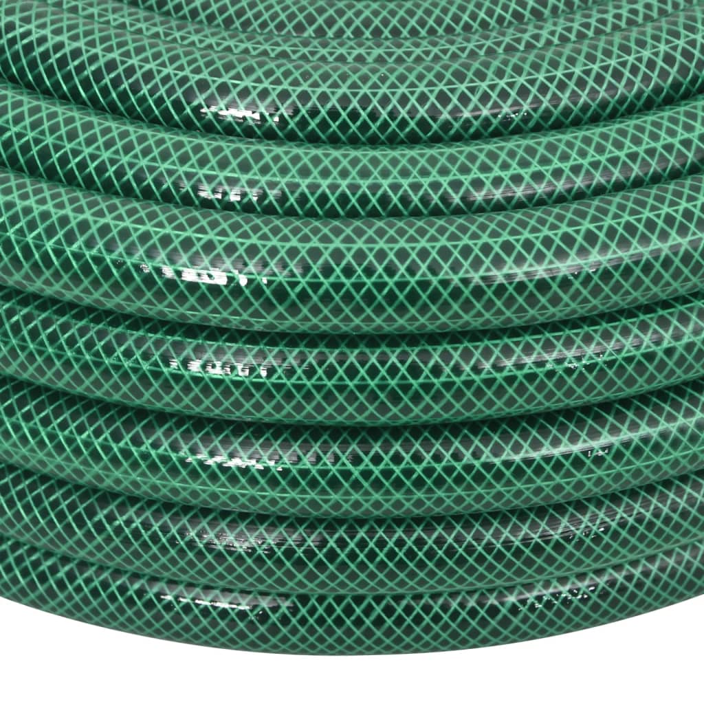 Zahradní hadice se sadou koncovek zelená 0,75" 50 m PVC
