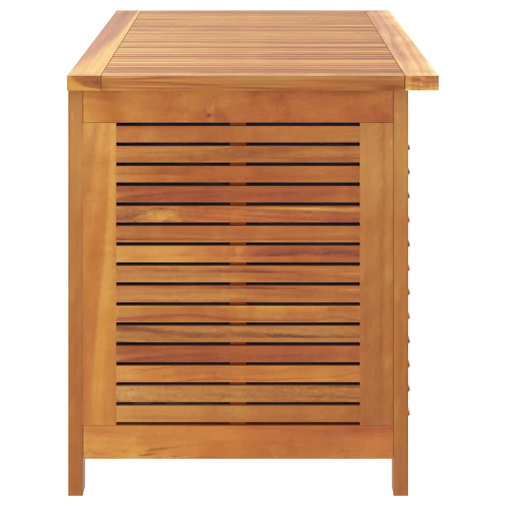 Zahradní úložný box s lamelami 113 x 50 x 56 cm masivní akácie