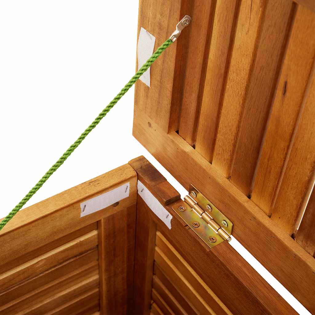 Zahradní úložný box s lamelami 113 x 50 x 56 cm masivní akácie
