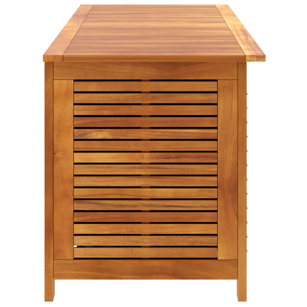 Zahradní úložný box s lamelami 150 x 50 x 56 cm masivní akácie
