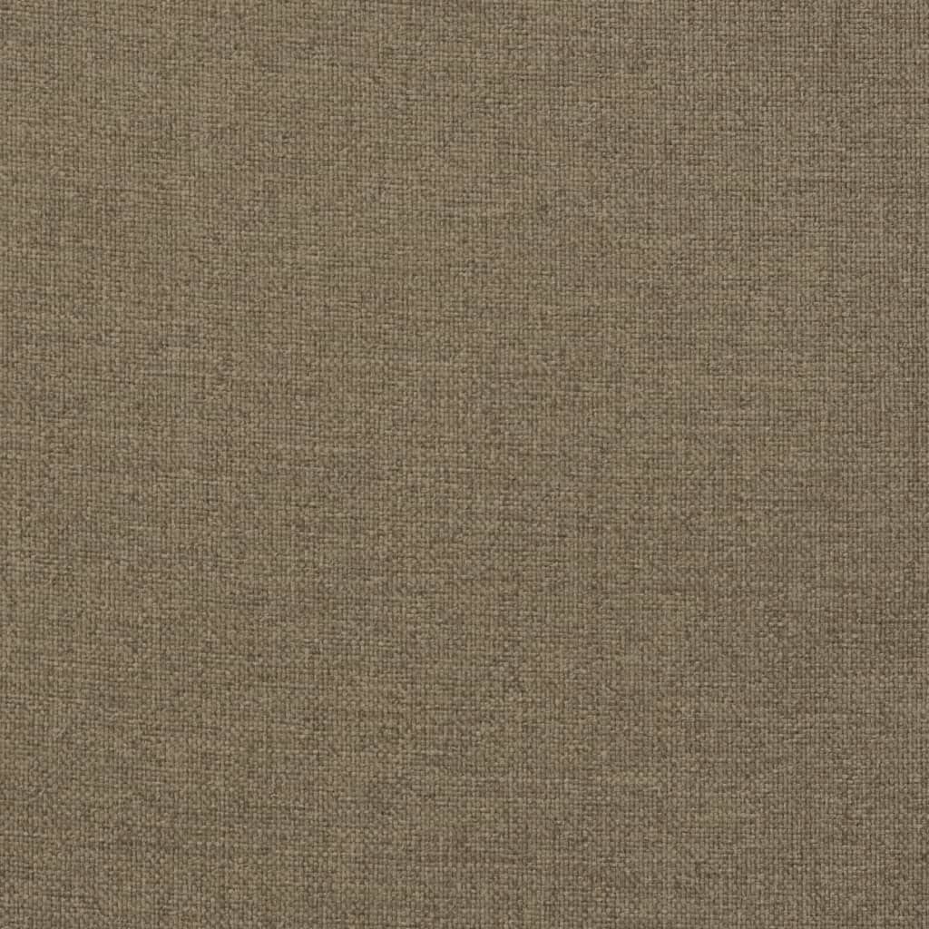 Podušky na židli nízké opěradlo 4 ks taupe melanž 100x50x4 cm