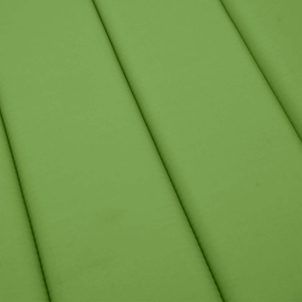 Poduška na lehátko zelená melanž 186x58x4 cm textil