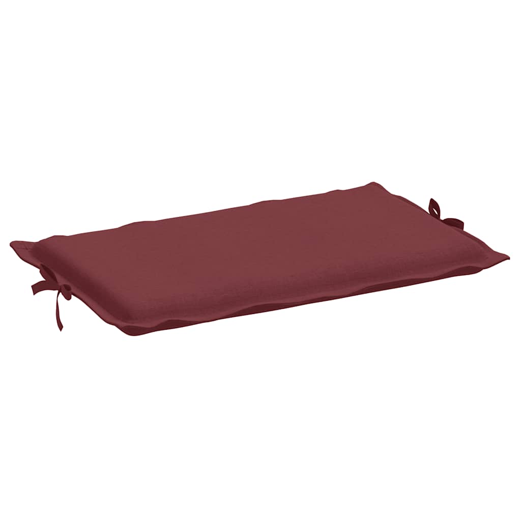 Poduška na lehátko vínová melanž 186x58x4 cm textil