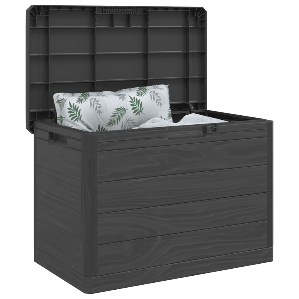 Zahradní box na podušky antracitový 77,5 x 44,5 x 53 cm PP