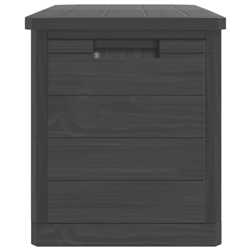 Zahradní box na podušky antracitový 77,5 x 44,5 x 53 cm PP