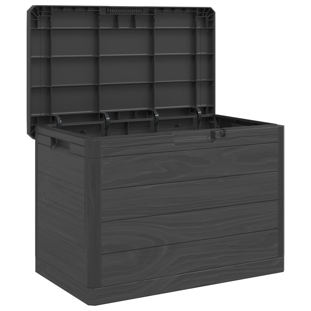 Zahradní box na podušky antracitový 77,5 x 44,5 x 53 cm PP