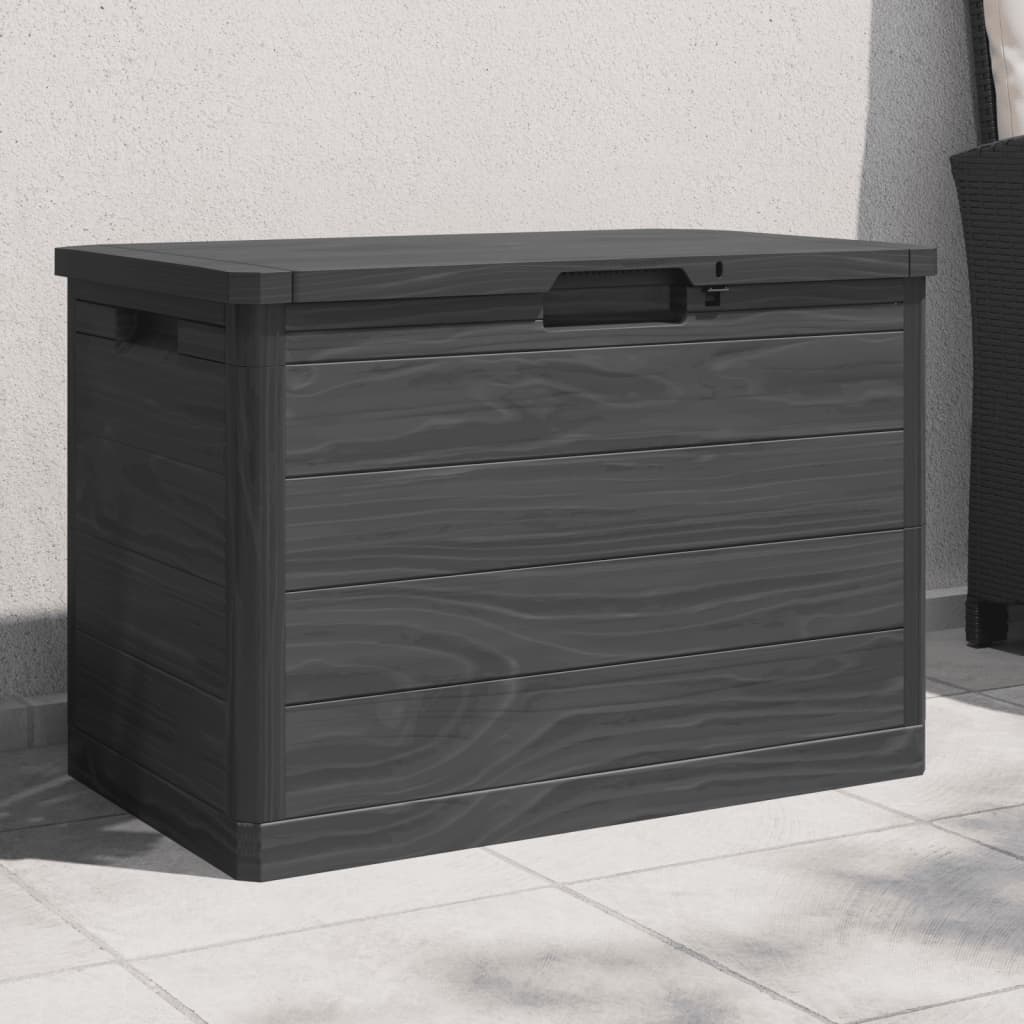 Zahradní box na podušky antracitový 77,5 x 44,5 x 53 cm PP