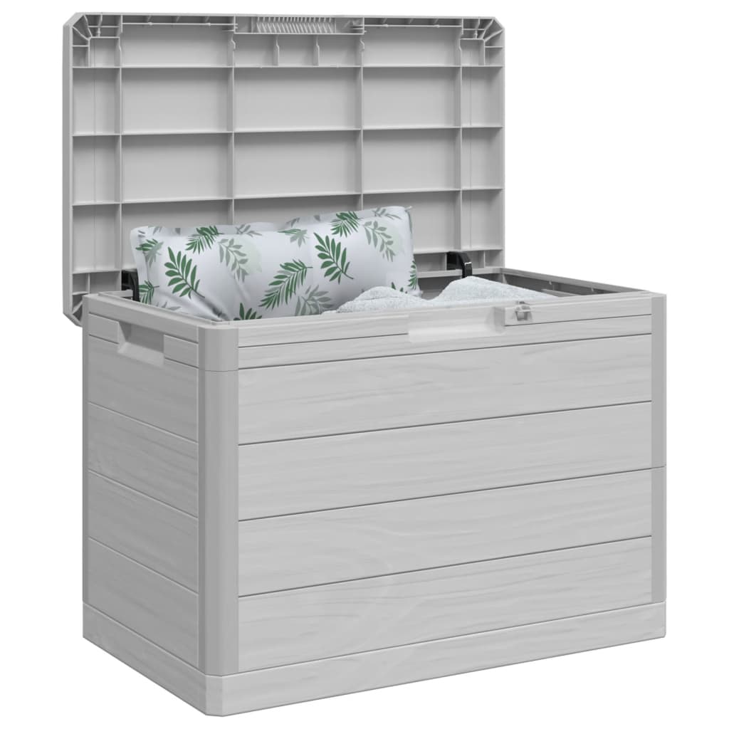 Zahradní box na podušky šedý 77,5 x 44,5 x 53 cm polypropylen