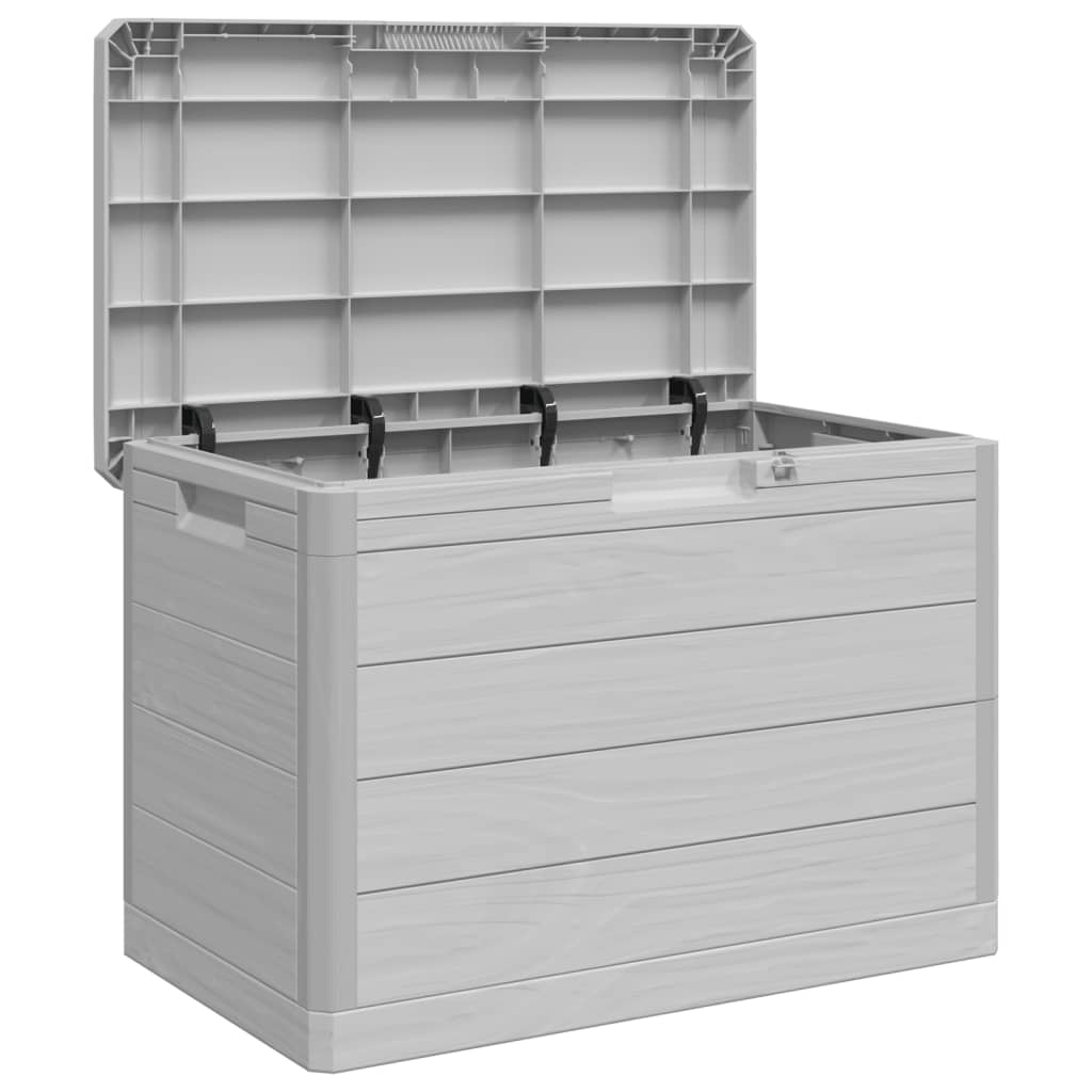 Zahradní box na podušky šedý 77,5 x 44,5 x 53 cm polypropylen