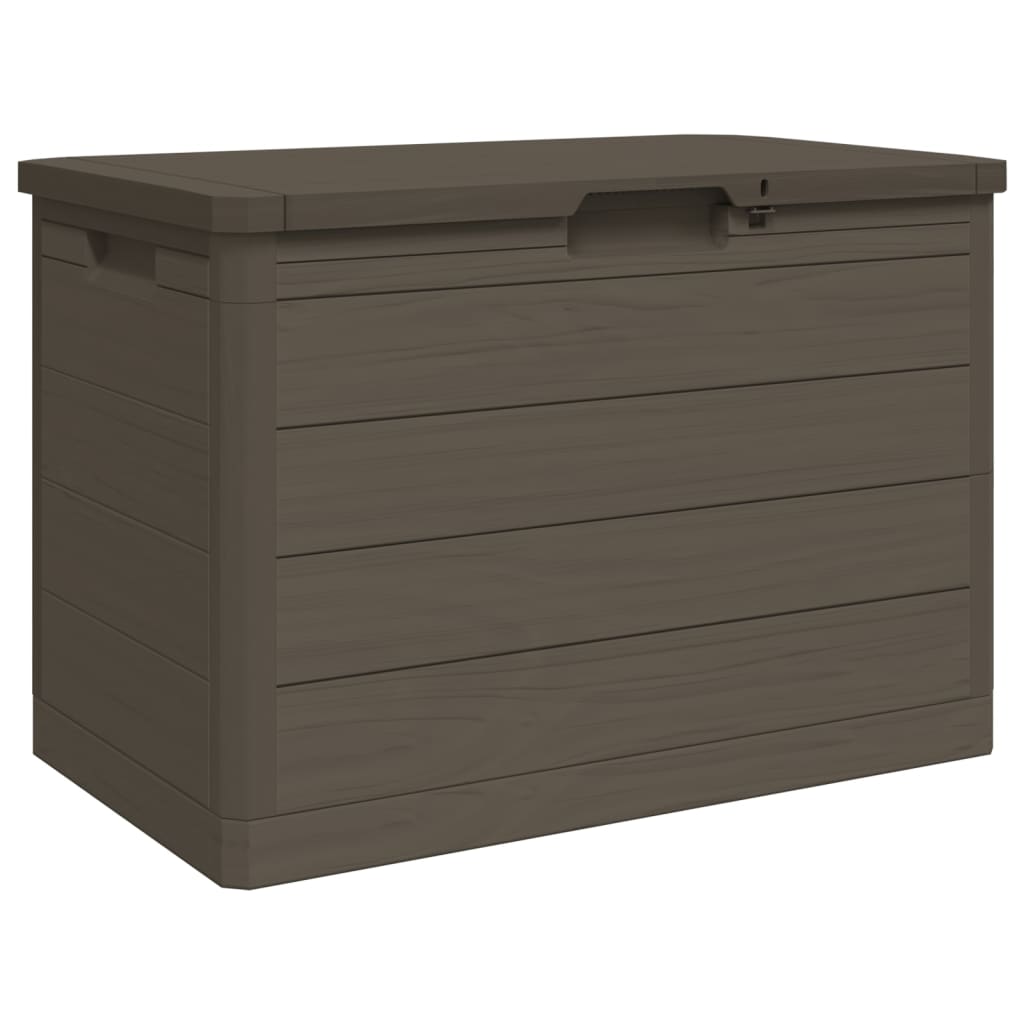 Zahradní box na podušky hnědý 77,5 x 44,5 x 53 cm polypropylen