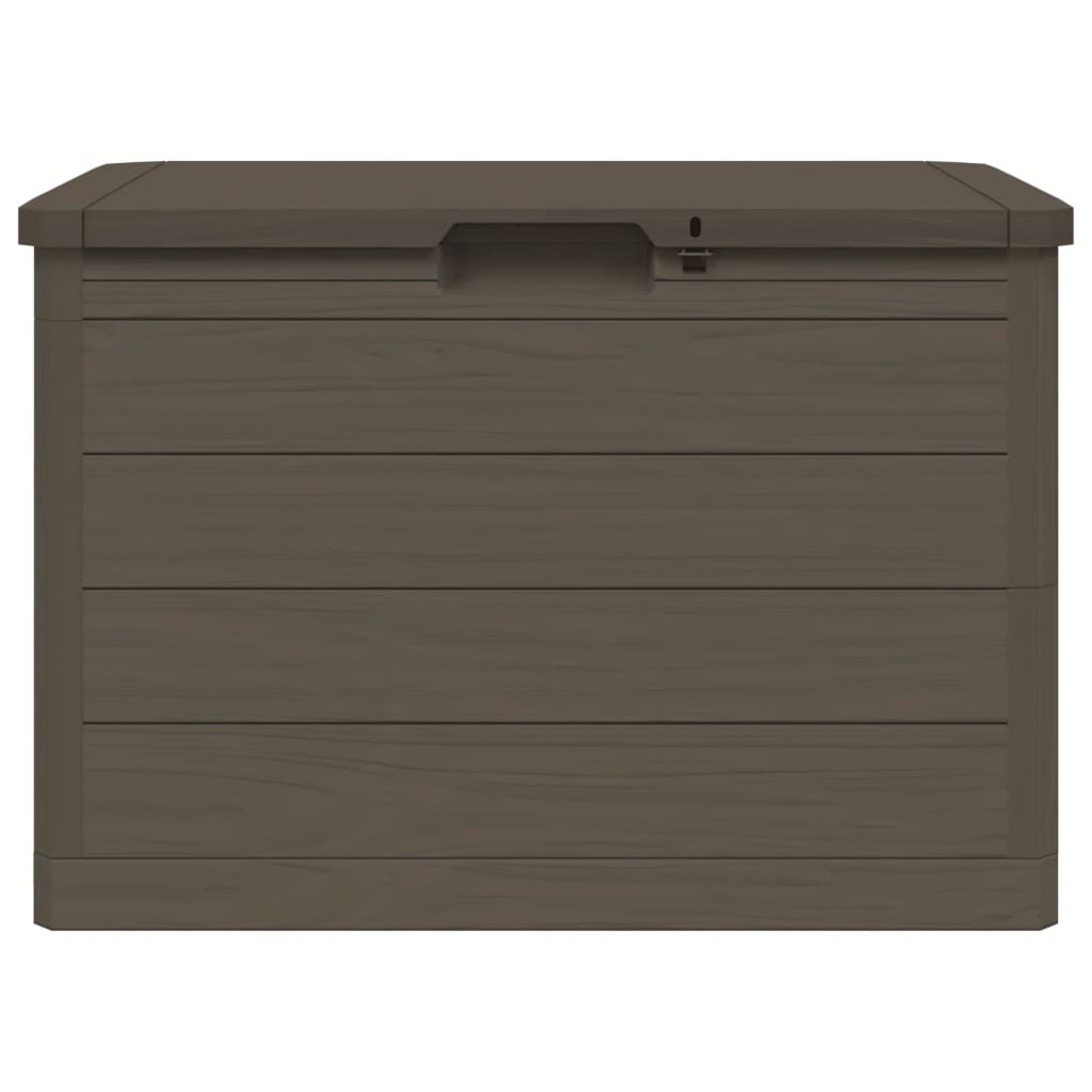 Zahradní box na podušky hnědý 77,5 x 44,5 x 53 cm polypropylen