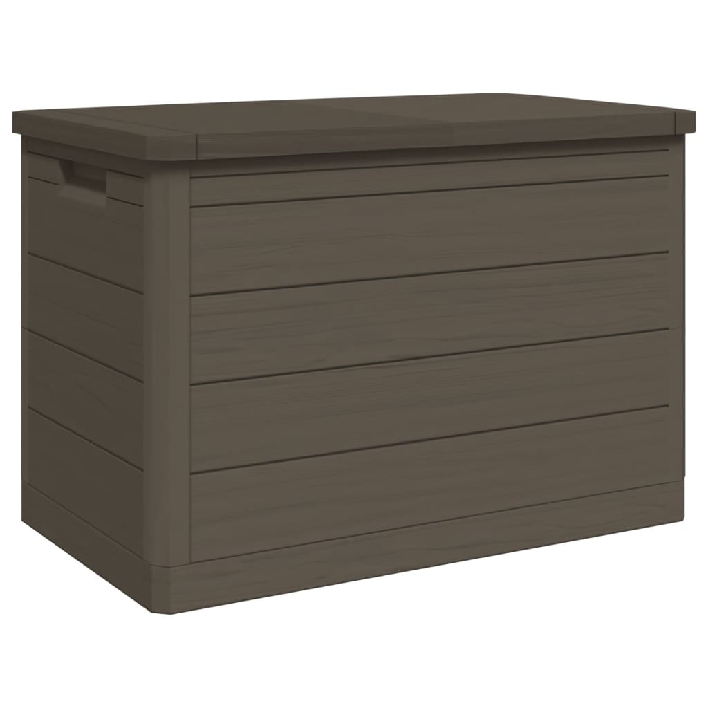 Zahradní box na podušky hnědý 77,5 x 44,5 x 53 cm polypropylen