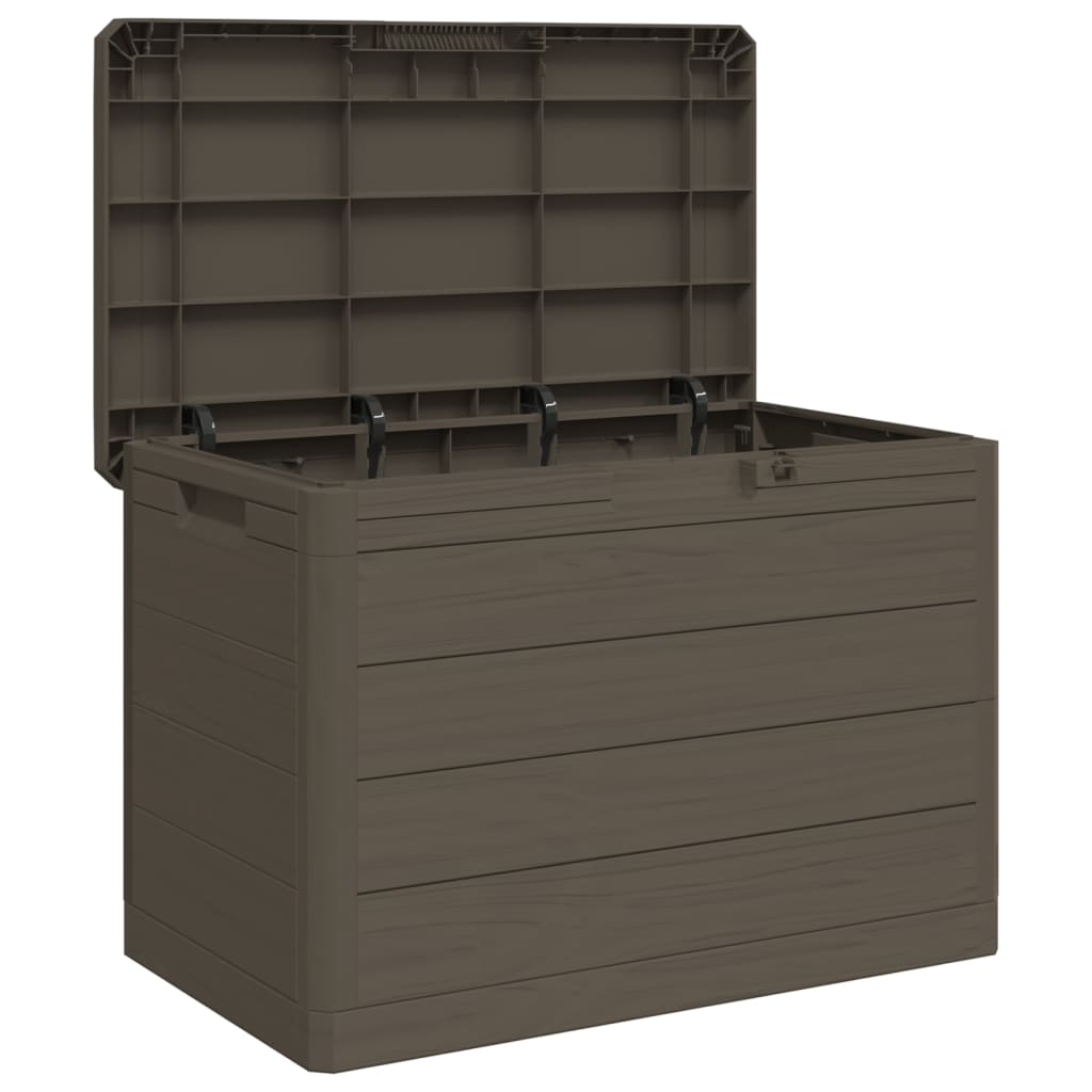 Zahradní box na podušky hnědý 77,5 x 44,5 x 53 cm polypropylen