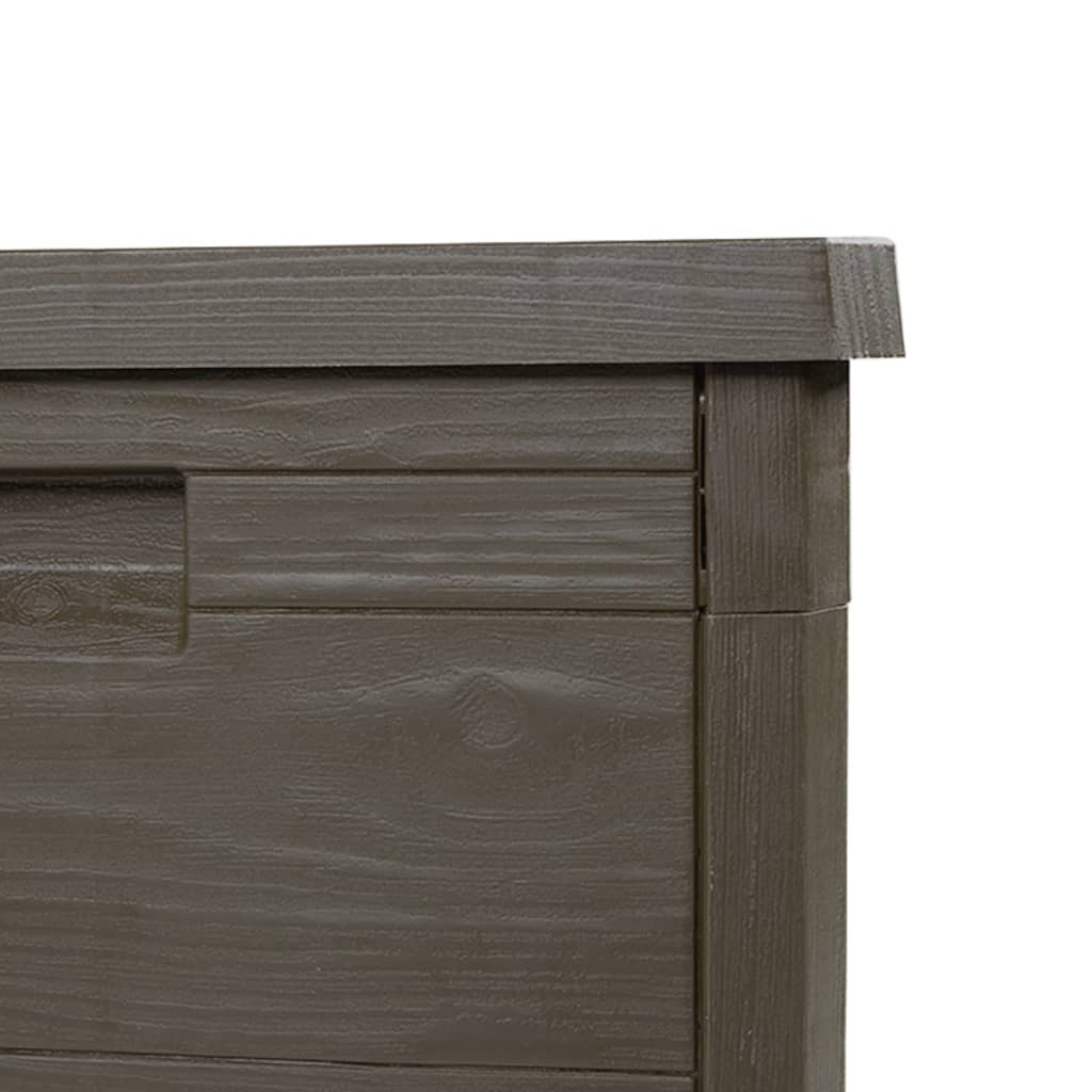 Zahradní box na podušky hnědý 77,5 x 44,5 x 53 cm polypropylen