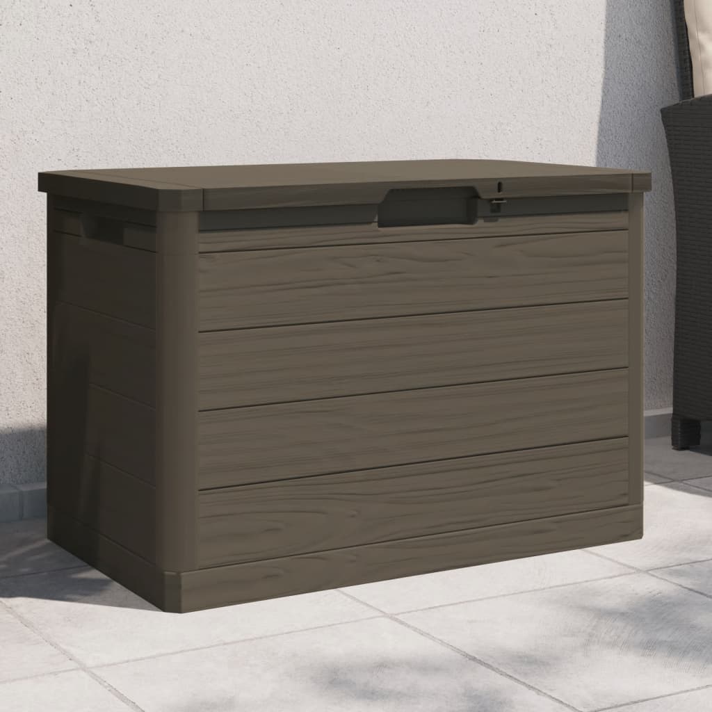 Zahradní box na podušky hnědý 77,5 x 44,5 x 53 cm polypropylen