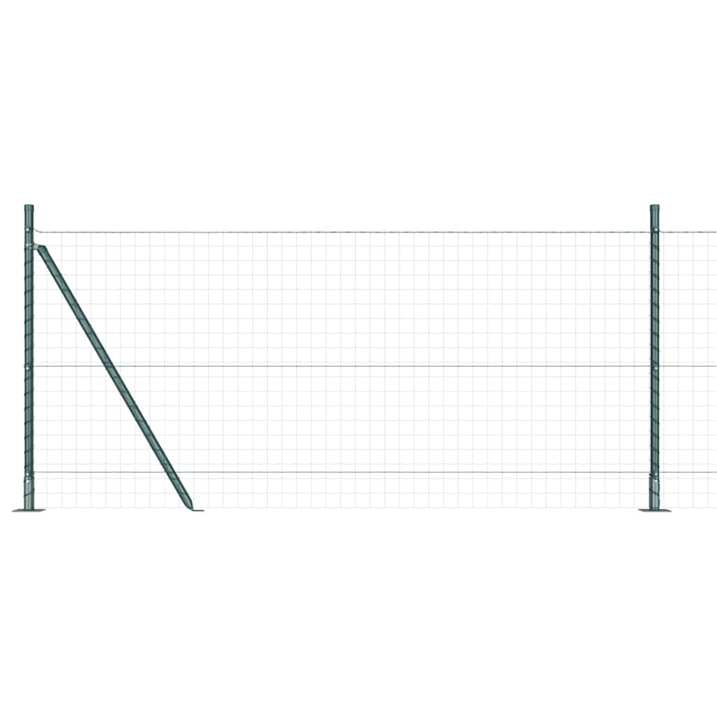 Plotový sloupek. Jiný 26 pcs Stříbrná 3.2 x 3.2 x 110 cm Ocel