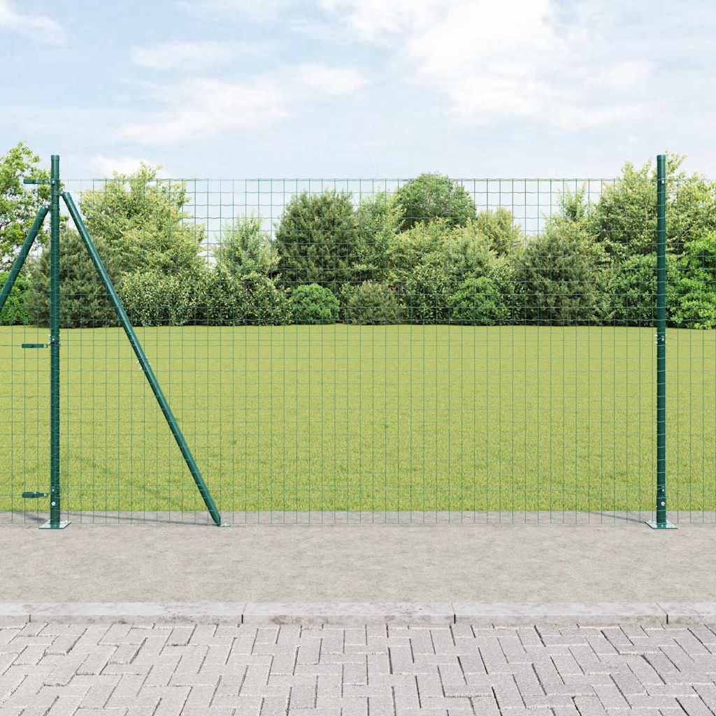 Plotový sloupek. Jiný 52 pcs Stříbrná 3.2 x 3.2 x 88.5 cm Ocel