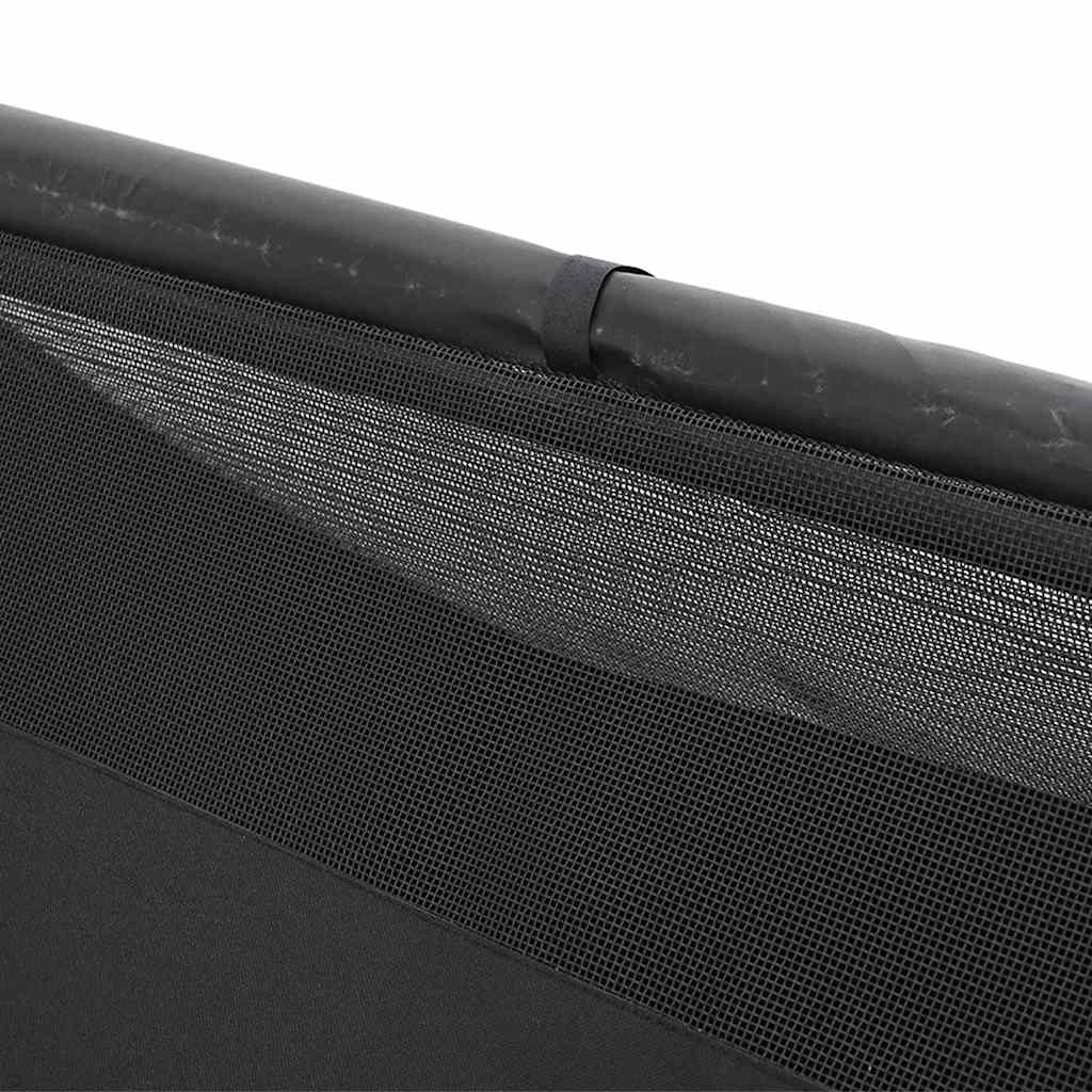 Psí dům Černá 110 x 75 x 107.5 cm Oxfordský textil a ocel