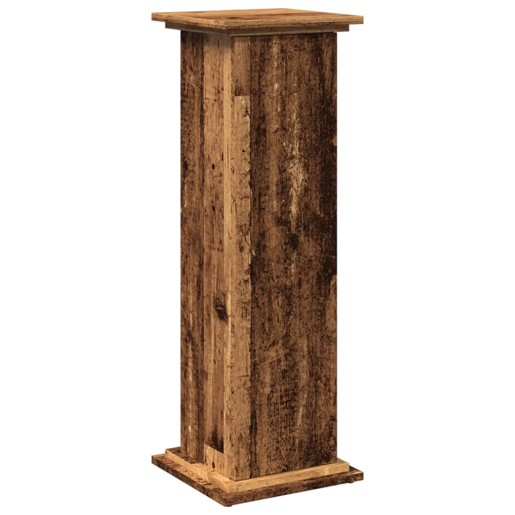 Výstavní stojan s úložným prostorem old wood 31x30x90 cm