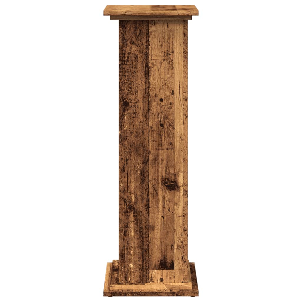 Výstavní stojan s úložným prostorem old wood 31x30x90 cm
