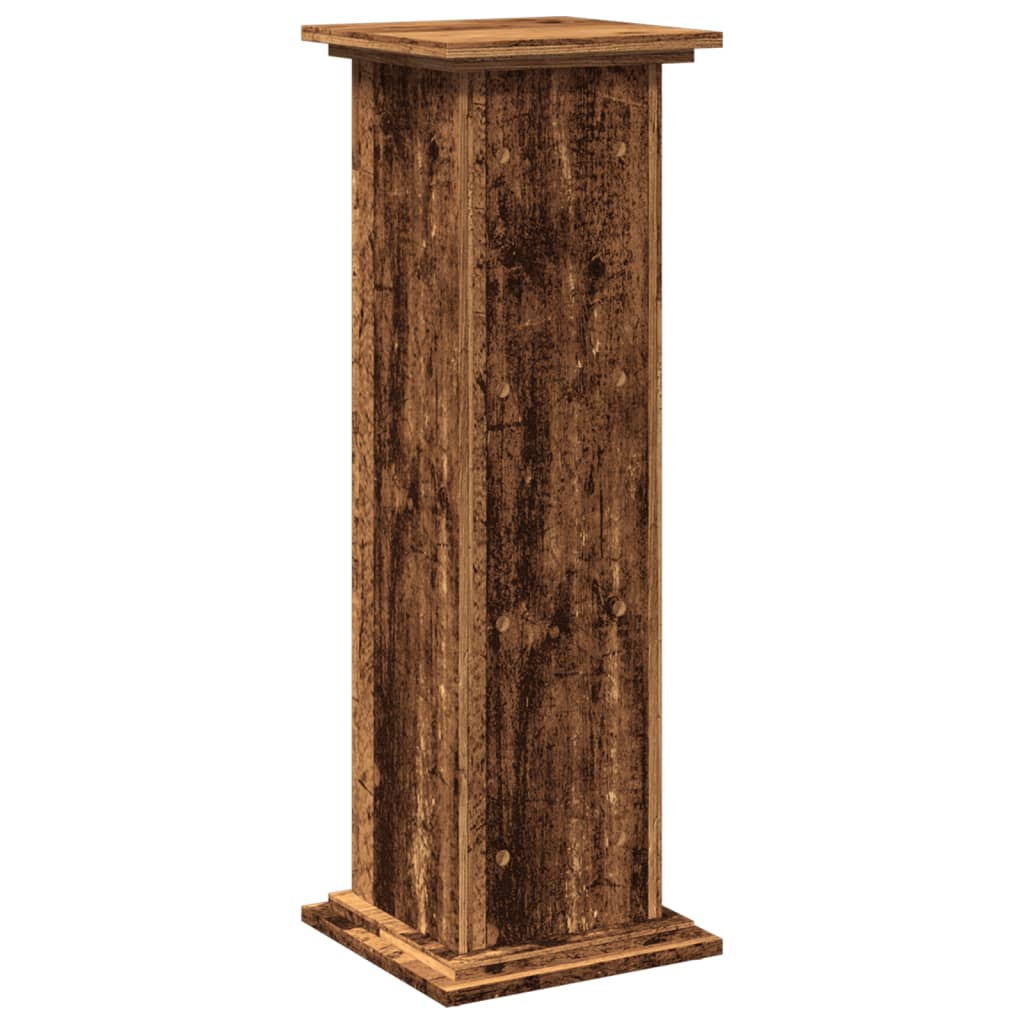 Výstavní stojan s úložným prostorem old wood 31x30x90 cm