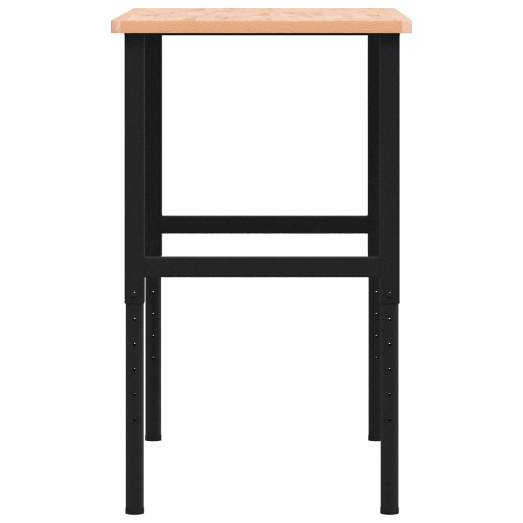 Pracovní stůl 100 x 60 x (71,5–98) cm masivní buk obdélníkový