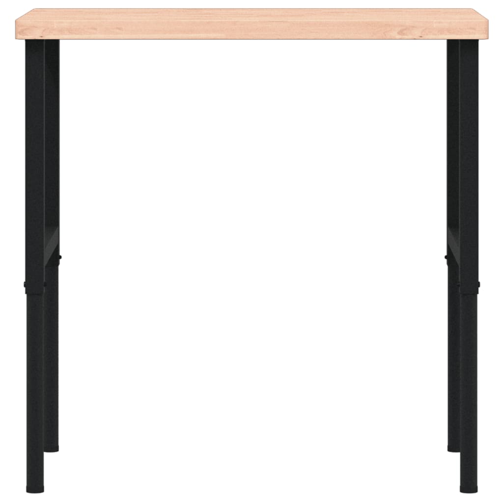 Pracovní stůl 100 x 60 x (73–99,5) cm masivní buk obdélníkový