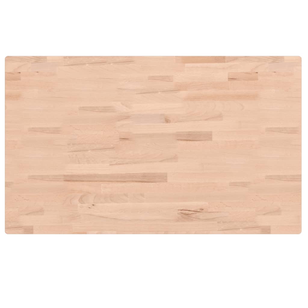 Pracovní stůl 100 x 60 x (73–99,5) cm masivní buk obdélníkový