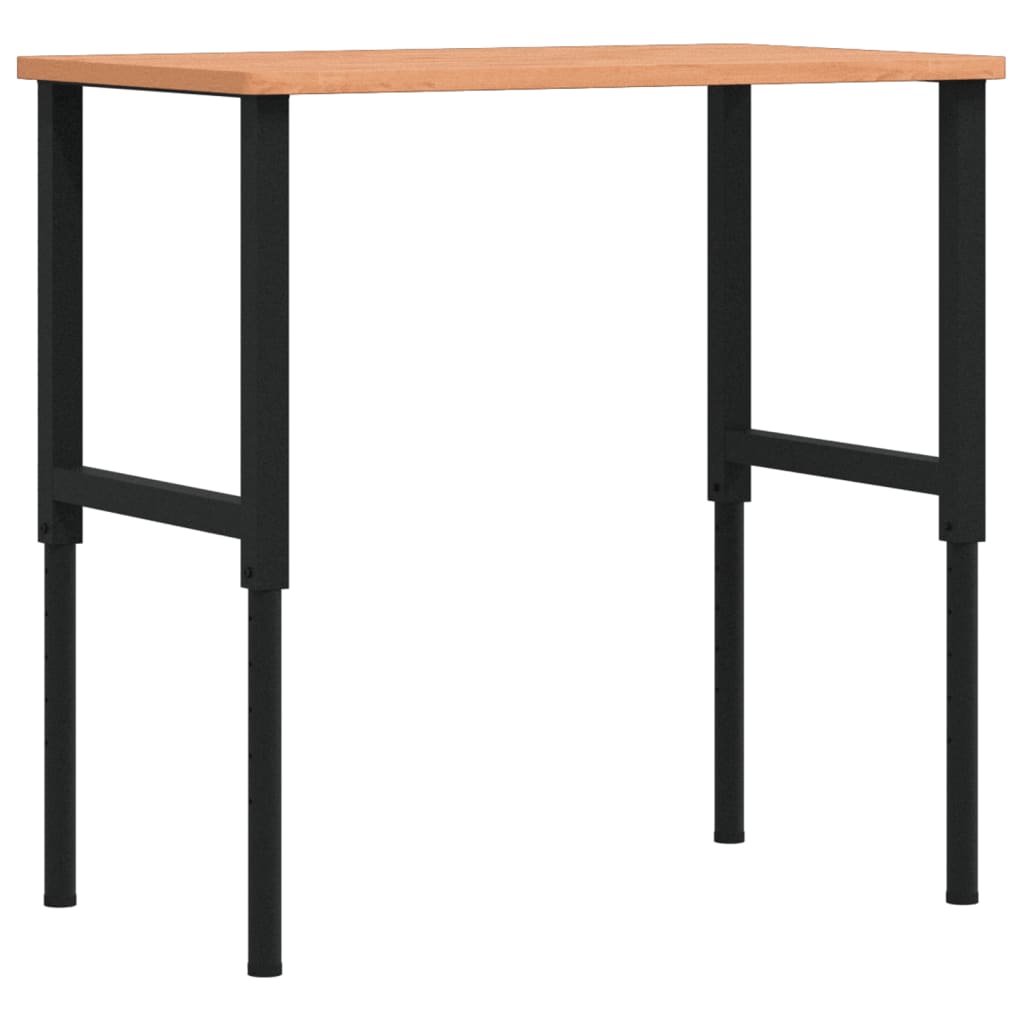 Pracovní stůl 100 x 60 x (71,5–98) cm masivní buk obdélníkový